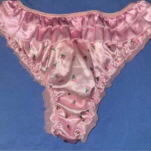 Pink Ruffled Floral Panties